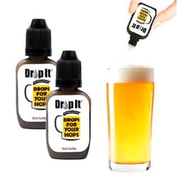 Drop It Drop The Headache Enjoy The Wine Drops for Your Hops by Drop It Wine Drops 2 Pack | Naturally Reduces Sulfites and Tannins Eliminating Sensitivities in Your Beer | Vegan Friendly Beer Drops With No Artificial Sweeteners or Colors