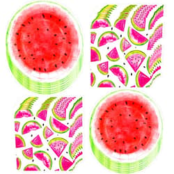 HSPAIDYP 100Pcs Watermelon Party Supplies Watermelon Party Set 7