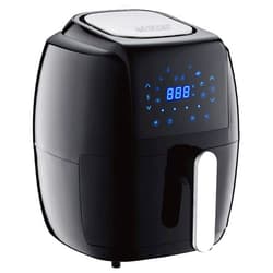 GoWISE USA GW22921-S 8-in-1 Digital Air Fryer with Recipe Book, 5-Qt, Black
