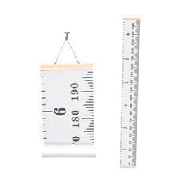 FOCCTS Baby Growth Chart, Height Chart Hanging Ruler Wall Decor for Kids, Toddler Growth Chart for Wall, Wall Hanging Growth Chart Baby Height Measurement- 79