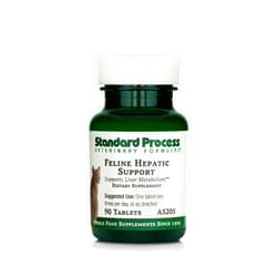 Standard Process Inc. Feline Hepatic Support - Cat Health Supplement for Liver Support - Hepatic Circulation & Liver Metabolism Aid - Tablet Supplement to Aid Hepatic Immune Function - 90 Tablets