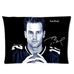 Green-Store Pillowcase 20*30 Green-Store Custom Tom Brady Home Decorative Pillowcase Pillow Case Cover 2030 Two Sides Print
