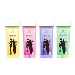 BPrettier Roll on Wax Hair Removal Wax Cartridge Roll on Wax Refill Kit for Legs & Arms (4 Fragrances)