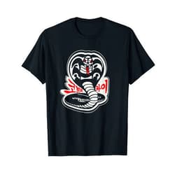 Cobra Kai Karate Dojo South Korea Snake Logo Sekai Taikai T-Shirt