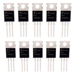 BOJACK RFP30N06LE MOSFET 30 A 60 V RFP30N06LE N-Channel Power MOSFET Transistor ESD Rated TO-220 (Pack of 10 Pcs)