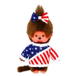 Monchhichi Sekiguchi Monchhichi Girl with US Olympic Jersey Plush Doll