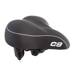 Cloud-9 Sunlite Cloud-9 Bicycle Suspension Cruiser Saddle, Cruiser Gel, Tri-color Black