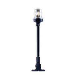 Sebnux White LED Fold Down Boat Stern Light Boat Anchor Light for Pontoon and Fishing Boat (18