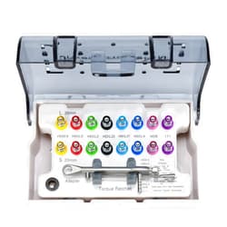 BUIFAC Dental Implant Kit, Universal Prosthetic Torque Wrench Screwdriver Tool, Adjustable Torque Value of 10-70Ncm, Secure/Disassemble Implant Restorations