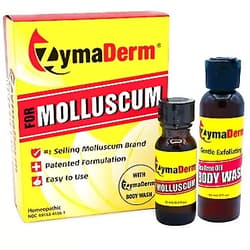 ZymaDerm Natural Molluscum Contagiosum Treatment Duo, ZymaDerm for Molluscum & Tea Tree Oil Body Wash, Plant-Based Formulation for Kids & Adults
