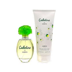 Fiico Parfums Gres Cabotine De Gres 2 Pc. Gift Set ( 1 x EDT Spray 3.4 oz + 1 x Perfumed Body Lotion 6.76 oz ) (7640111505815)