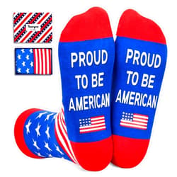 HAPPYPOP Patriots Gifts For Men Women - American Flag Gifts Republican Gifts, Patriotic Socks Usa Socks America Flag Socks