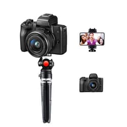 Etour Mini Tripod for Camera Adjustable 360° Ball Head Portable Vlogging Travel Tripod Selfie Stick Handle Tripod Compatible with DSLR Camera Canon M50 G7x Mark ii SmartPhone Gopro 5 6 7 8 910 11