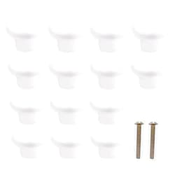 KINJOEK 10 Packs Ceramic Cabinet Knobs, Vintage Ceramic Door Knobs Pull with 0.98 Inch Screws, Handles Drawer Cupboard Kitchen Cabinet Knobs for Home Kitchen Office Bathroom and Dresser