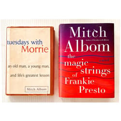 By Mitch Albom (Author) 2 Books! 1) Tuesdays With Morrie 2) The Magic Strings of Frankie Presto