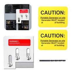Natupal Generator Interlock Kit Compatible with Square D QO or Homeline 150 or 200 amp panels. 1 3/8 inches Spacing between main and generator breaker, Professional and Interlock Kit (SD200A)