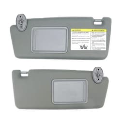 FEXON Sun Visor Compatible with Toyota Tacoma 2005-2015 Left Driver & Right Passenger Side Without Light Grey #74320-04181-B1; 74320-04181-B0