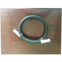 Gator Hose 1/4inch x 24inch 2-Wire Hydraulic Hose Assembly 6,000 PSI with 2 Male Pipe fittings with 1/4inch threads