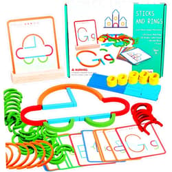Puzgic Stem Kids Toys for Creative Learning Building Educational Resources Toys for Preschool and Kindergarten Boys and Girls