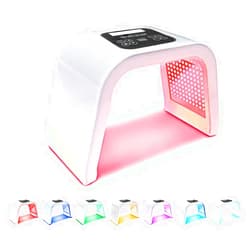 Measjimi L-E-D Light 7 Color SPA Facial Light Multifunctional Beauty Machine for Women Home Salon