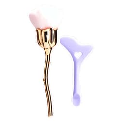 BS-MALL Powder Brush Foundation Brush Rose Flower Shape with Eye Makeup Tools