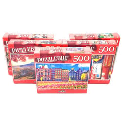 Puzzlebug 500 Piece Puzzle Variety Pack of 5 Different Puzzles - Colorful, Fun Puzzle Designs - Perfect for Kids of All Ages - Puzzlebug, Artbox, CRA-Z-Art