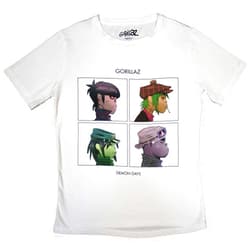 Rock Off officially licensed products Gorillaz Demon Days Womens Junior Fit T Shirt