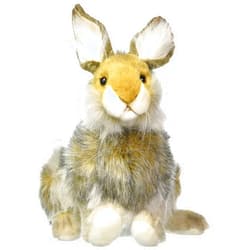 Greenmax Hansa Hare Plush, Brown, 11''