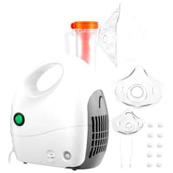 Egnir Nebulizer Machine with 1 Set of Kits for Breathing Problems, Adjustable Amount for Adults and Kids, Breathing Treatment Nebulizer with 3 Masks, Handheld and Portable Design