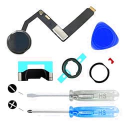 MMOBIEL Home Button Compatible with iPad Pro (9.7-inch) 2016 - Flex Cable Connector - Replacement - Incl. Screwdrivers - White