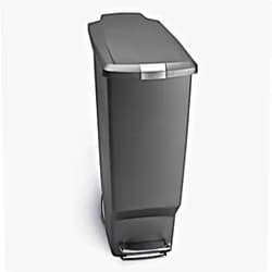 simplehuman CW1393 trash can, 40 Liter Easy-Open Packaging, Grey Grey 40 Liter Easy-Open Packaging