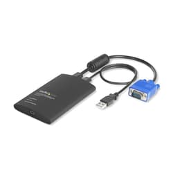 StarTech.com Portable Laptop Crash Cart Adapter, USB/VGA Analogue KVM Console, File Transfer & Video Capture, Windows/Linux/MacOS, TAA
