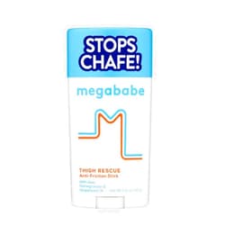 Megababe Thigh Rescue Anti-Chafe Stick | Prevents Skin Chafe & Irritation | Thighs, arms, Bra-Lines & More