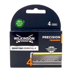 Wilkinson Sword Quattro Titanium Precision Razor Blades -Pack of 4