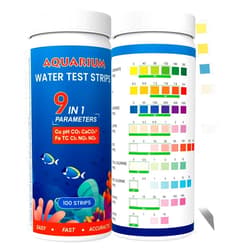 AKSBTEC Aquarium Test Strips - 9-in-1 Aquarium Test Kit - Aquarium Water Test Kit with Quick