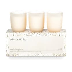 ILLUME Candle Trio Gift Set, Winter White