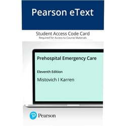 By Joseph Mistovich (Author), Keith Karren (Author), Brent Hafen Ph.D. (Author) & 0 more Prehospital Emergency Care