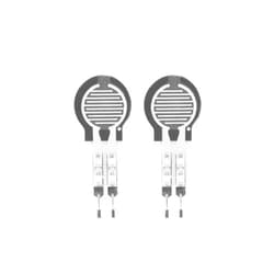 Estink Thin Film Pressure Sensor, Pack of 2 0.4 Mm Thickness 20g to 2kg Pressure Sensing Range High Type Thin Film Pressure Sensor Force Sensor for Bed Sleep Monitoring