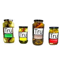 Tru Pickles 4 Pack - Original Dill, Bread & Butter, Smoked Black Pepper, Dill Heat