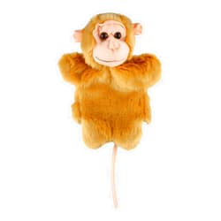 Andux Cute Plush Hand Puppet Soft Stuffed Animal Toy (SO-32 Monkey)