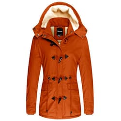 wantdo Women's Winter Thicken Jacket Cotton Coat with Removable Hood