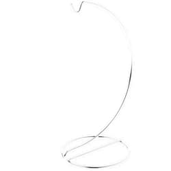Plymor Simple Silver Ornament Stand, 9
