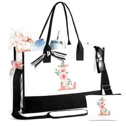 FURTOM Personalized Gifts Canvas Tote Bags for Women Shopping Bag Reusable Grocery Bags Shoulder Bag Women Mrs Friends Teacher Sister