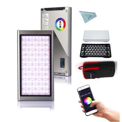 Fenxbzy Falcon Eyes F7 II 12W RGB LED Video Light 2500K-9000K Support APP Control CRI 96+,HSI/RGB/LEE/Rosco Mode