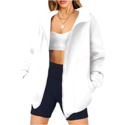 ANRABESS Women's Oversized Full Zip Up Sweatshirts Jacket 2024 Fall Fleece Long Sleeve Hoodies Outfit
