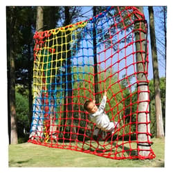 KLRCPQWU Climbing Rope Ladder Safety Net Fitness Swing Ladder Netting Truck Deck Cargo Nets Endurance Child Playground Climbing Netting Nets Rope Dia 14mm(14mm-10cm,1X1m/3.3X3.3ft)