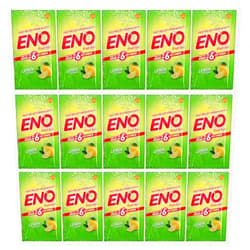 ENO 15 X Eno Fruit Salt Antacid Instant Acidity Relief Lemon (Lime) Flavour 5g X 15 Sachet by Eno