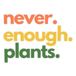 SMJ Designs Never Enough Plants Funny Plant Lady Mom Crazy Meme Phrase This is Fine Tumblr Color Sticker Vinyl Waterproof Sticker Decal Car Laptop Wall Window Bumper Sticker 5