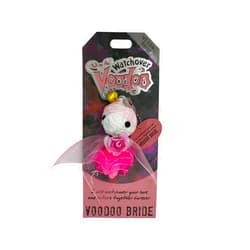 Watchover Voodoo 3-Inch Voodoo Bride Keychain - Handcrafted Gift to Bring Good Luck and Positivity Everywhere You Go