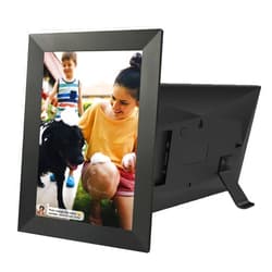 MythGeek Frameo 10.1 Inch WiFi Digital Picture Frame with 32GB Storage, HD IPS Touch Screen, Auto-Rotate, Wall Mountable, Instant Photo and Video Sharing via Frameo App